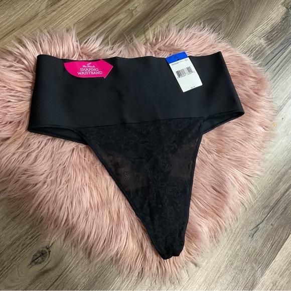 Maidenform Black High Waist Thong Shaper Size XL - Picture 1 of 5